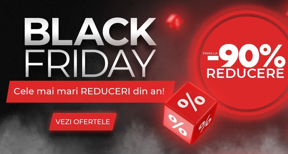 Black Friday 2022 – campanie contra inflatiei, cu reduceri de pana la 90% la pretzmic.ro