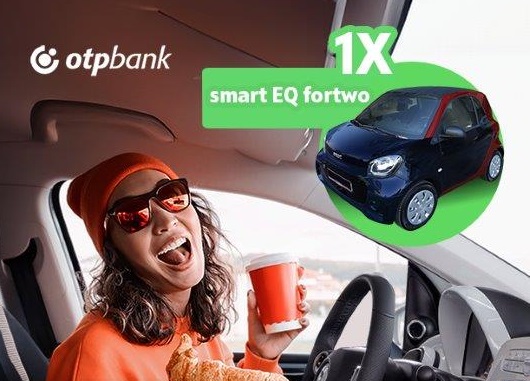 Campanie promoțională: Folosește smart cardul OTP Bank și câștigă o mașină smart EQ fortwo