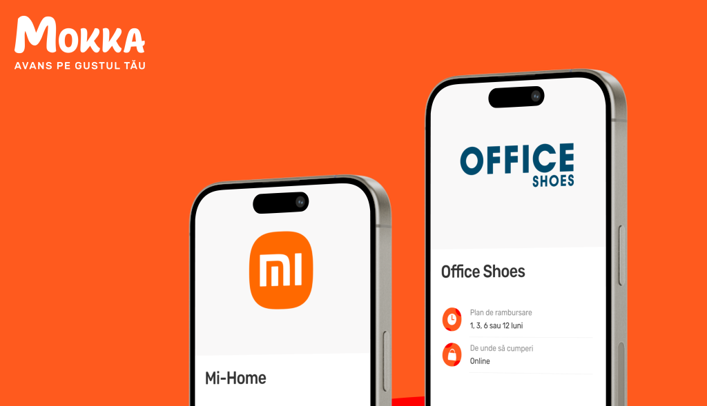 Mokka permite plata în rate la achiziții din magazinele Office Shoes și Mi-Home Xiaomi