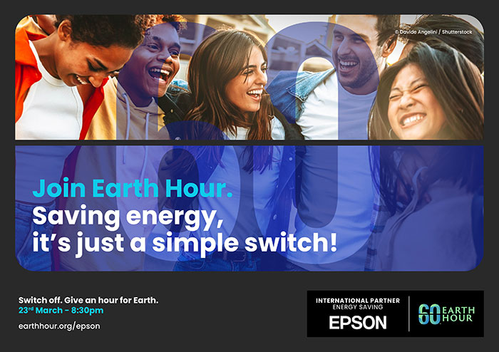 Epson a devenit prima corporație cu statut de partener internațional al Earth Hour