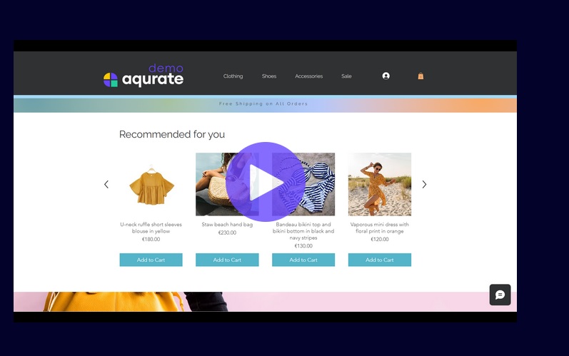 Magazinele online pot personaliza, de acum, recomandările AI de produse furnizate de Aqurate;