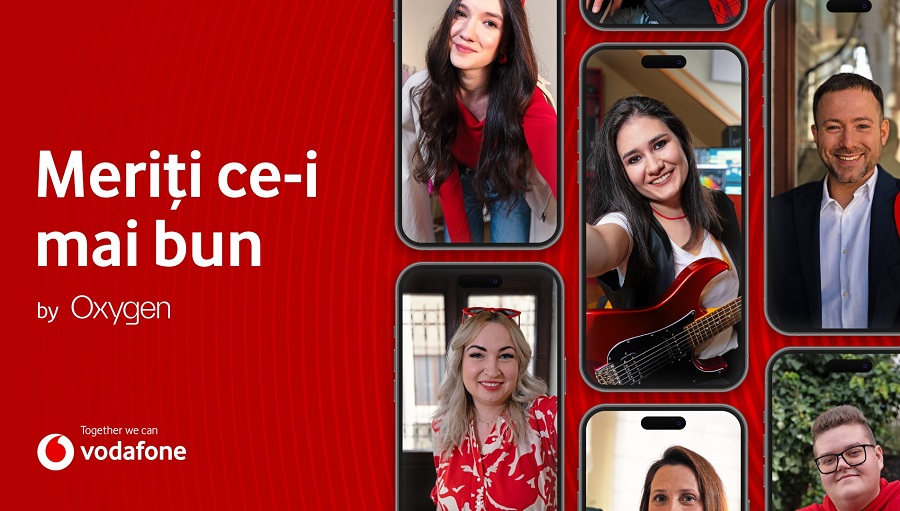 Meriți ce-i mai bun – noua campanie de loializare realizată de Oxygen pentru Vodafone România